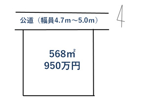 ローソン笠懸町鹿店そば1区画